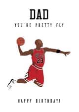 dad basketball Birthday Card 12773 created by Gillian Panter