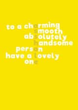 A tale of one man created by Mean Little Cards