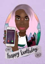 i may destroy you Michaela Coel Birthday Card 42010 created by Kate Holderness