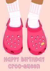 Croc Queen Birthday created by Lisa Wardle