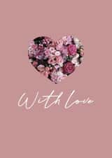 Flowers Heart Card 35673 created by Designs By Hailey