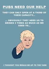 pubs need you Birthday Card 43712 created by Designed By Her