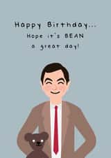 Mr Bean film Birthday Card 19525 created by Fifi Designs