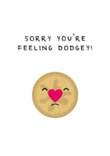 get well soon feeling Get Well Card 19526 created by Fifi Designs