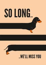 Leaving sorry Leaving Card 16816 created by Diva Doodle Designs