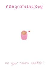 Girl baby Card 38708 created by Locky Taylor