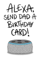 alexa dad Birthday Card 19794 created by Kitty & Whale