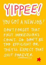 Yippee new job created by Rosie Johnson Illustrates