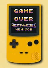 Nintendo gameboy New Job Card 14944 created by Paper Wishes Co