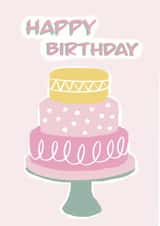 Happy birthday happy Card 43250 created by Tiffany Halls