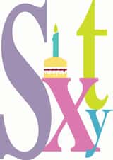 sixty sixtieth Birthday Card 1868 created by Perkins & Morley