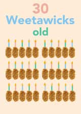 Weetabix wicks - 30 of them! created by Lisa Wardle