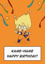 Cute Birthday Card - Dragon Ball Z - Goku created by Rishi