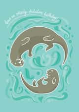 otter otterly Birthday Card 19816 created by Ellie Newbury
