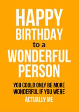 wonderful person Birthday Card 14395 created by See-saw Cards