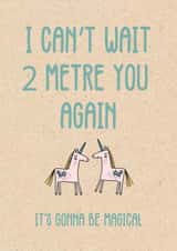 unicorn 2 metre Love & Friendship Card 43572 created by Ellie Pennington