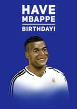 Kylian Mbappe Birthday card created by Elgo Designs