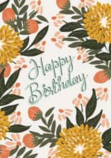 flowers floral Birthday Card 19887 created by Kashmira Jayaprakash