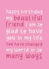 Happy Birthday My Beautiful Friend created by The_positiveway8