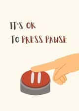 press pause ok Thinking of you Card 17609 created by crystal chou