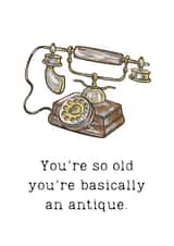 old basically Birthday Card 33584 created by Warwick Studios