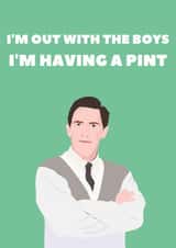 Bryn from Gavin & Stacey celebratory card created by TEA Designs