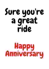 great ride Anniversary Card 2882 created by Stray Funk Design