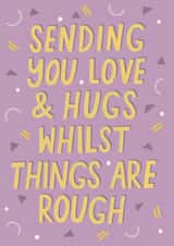 sending love Sympathy Card 18752 created by Wandering Studio Co.