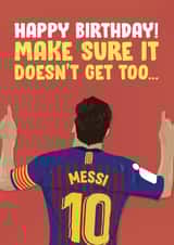 messi lionel Birthday Card 16871 created by James Steer