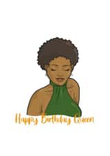 queen adult Birthday Card 18450 created by Mikael Lovell