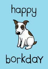 bork borkday Birthday Card 14559 created by Blair