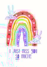 miss you Love & Friendship Card 19942 created by Sienna & Eva x Little Cat Creates