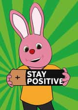 Stay Positive Card created by Designer By Lockdown
