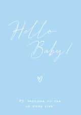 hello baby New Baby Card 19770 created by HM Designs