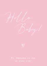 hello baby New Baby Card 19771 created by HM Designs