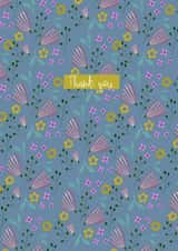 thank you pretty Thank You Card 19961 created by Peony Rose Design