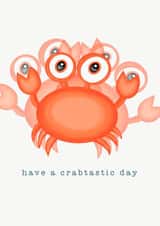 crabtastic fantastic Birthday Card 14767 created by Lilyflower Sketch 