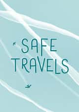 safe travels Leaving Card 18755 created by Wandering Studio Co.