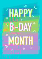 bday month Birthday Card 16888 created by Rude Mama