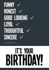 Male Birthday Card 41050 created by DayCards