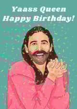 jvn Jonathan Van Ness Birthday Card 18658 created by The Queer Store