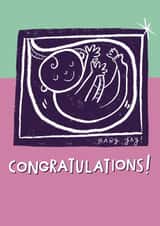 scan adult New Baby Card 17378 created by @AimeeStevens.Design