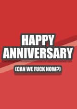 fuck now Anniversary Card 17462 created by Lewd Prude Designs