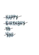 adult typography Birthday Card 17315 created by Carly Hagger Designs