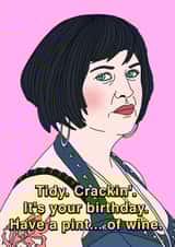 gavin and stacey nessa Jenkins Birthday Card 19002 created by Influential People