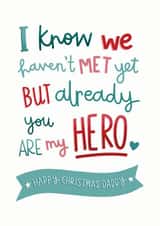 Christmas Card for Daddy from the Bump created by Kimberley Rose Studio