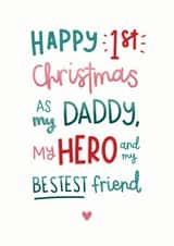 First Christmas as my Daddy Card created by Kimberley Rose Studio