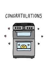 bun oven Pregnancy Card 15660 created by Hannah Can't Draw