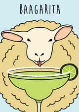 margarita sheep Birthday Card 18796 created by Holly Collective