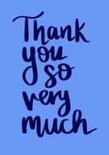 adult so Thank You Card 6990 created by The Happy Little Print Shop